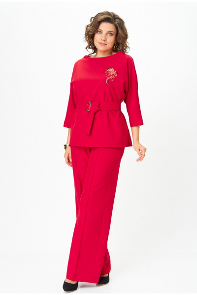 Блуза Andina city 5049-25 красный - фото 2