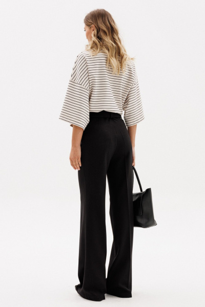 Джемпер EOLA 2958 светло-бежевый_полоска - фото 3