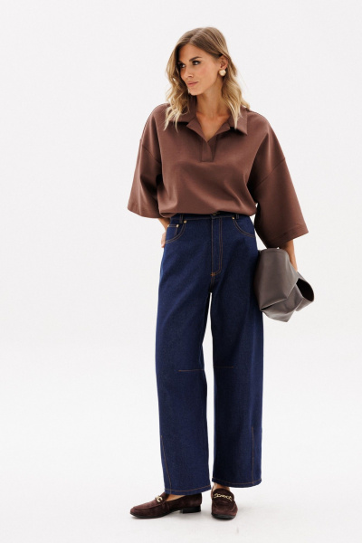 Джемпер EOLA 2964 шоколад - фото 4