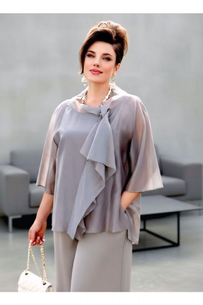 Блуза, брюки Vittoria Queen 27093 бежевый - фото 2