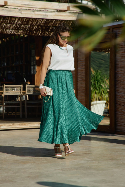 Юбка Vittoria Queen 27143/2ю зеленый - фото 4