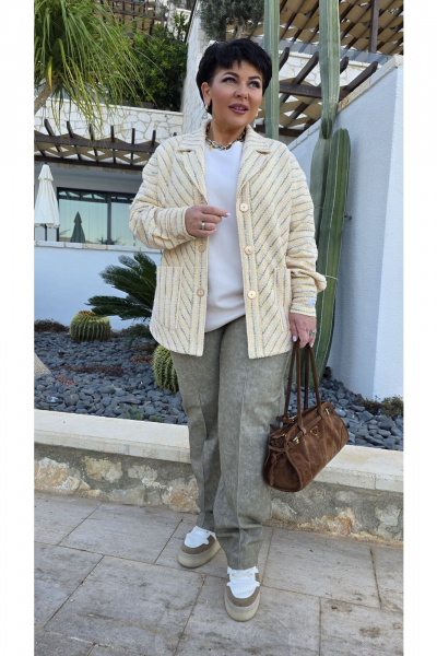 Жакет Vittoria Queen 27783ж желтый - фото 6