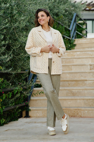 Брюки Vittoria Queen 27783бр хаки - фото 1