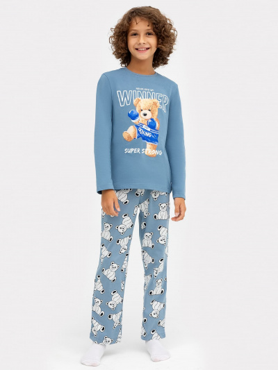 Брюки, джемпер Mark Formelle 563320/22/20829ПП-0 туманно_голубой_медведи_3_сл_на_пол - фото 1