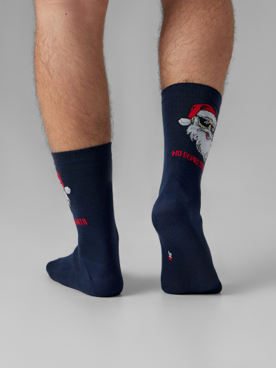 Носки Mark Formelle 017K-3425/25017K т.синий_рис.3425 - фото 3