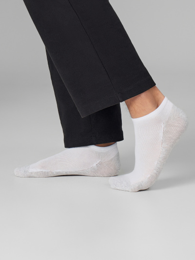 Носки Mark Formelle 104K-3091/25104K белый_св.серый_меланж_рис.3091 - фото 1