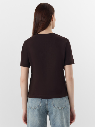 Футболка Mark Formelle 112866/25-34801Ц-0 горький_шоколад_тампопечать - фото 2