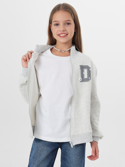 Толстовка Mark Formelle 127932/25-34705П-7 серый_меланж_4306_А_печать2_1_сл_на_ЛВ_дет_пер_1_сл - фото 4