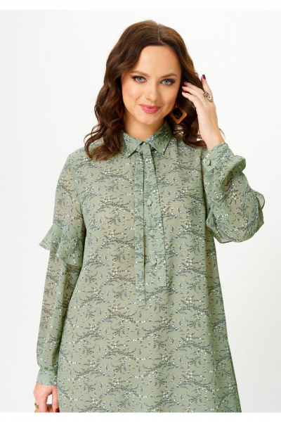 Платье Твой имидж 2338 фисташка - фото 6