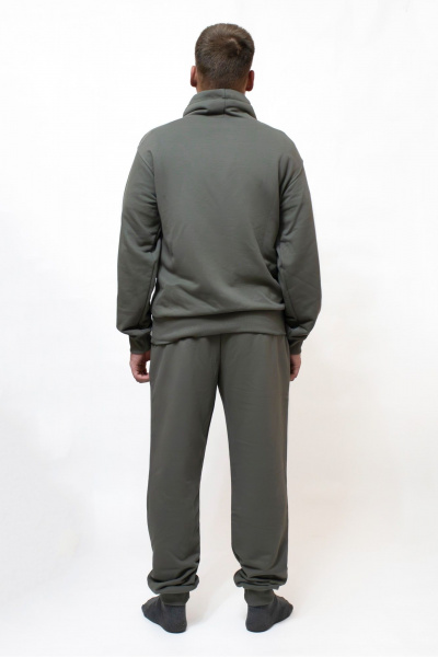 Брюки, свитшот Бобруйсктрикотаж 25743 олива - фото 4