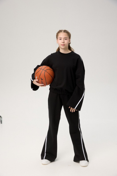 Брюки, джемпер Бобруйсктрикотаж 15539 черный - фото 1