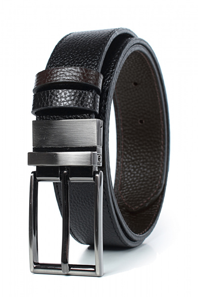 Ремень Galanteya 21918.25с2816к45 1р черный/коричн - фото 3