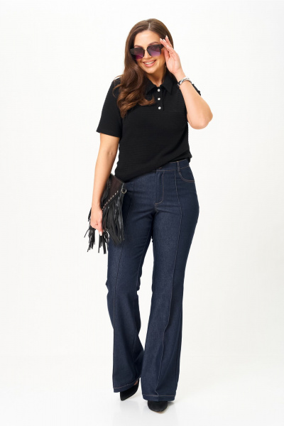 Брюки AMUAR 1095 синий - фото 3