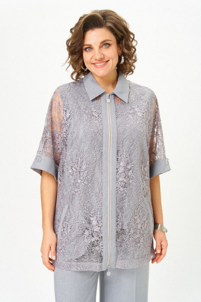 Брюки, кардиган, топ Svetlana-Style 2119 серый - фото 9