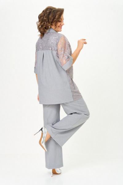 Брюки, кардиган, топ Svetlana-Style 2119 серый - фото 3