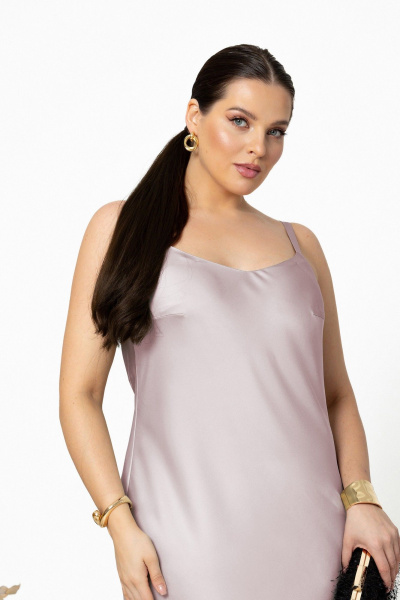 Блуза, платье Lissana 5056 пудра - фото 5