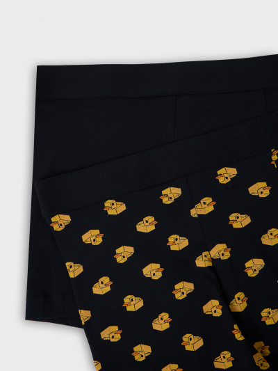 Трусы Mark Formelle 411228-2/25-5164П-5 уточки_на_черном_черный - фото 2