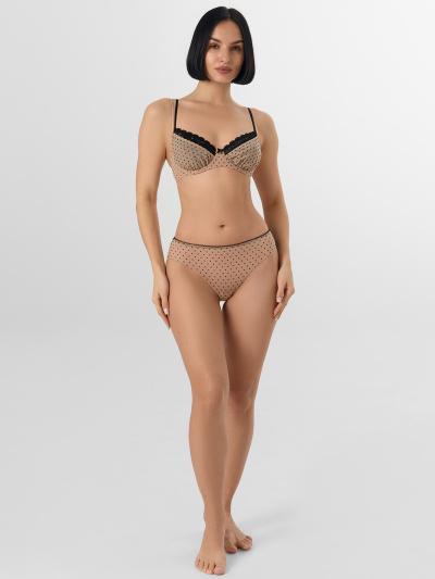 Трусы Mark Formelle 412612/25-7.8-38455Ц-16 горошек_на_телесном - фото 1