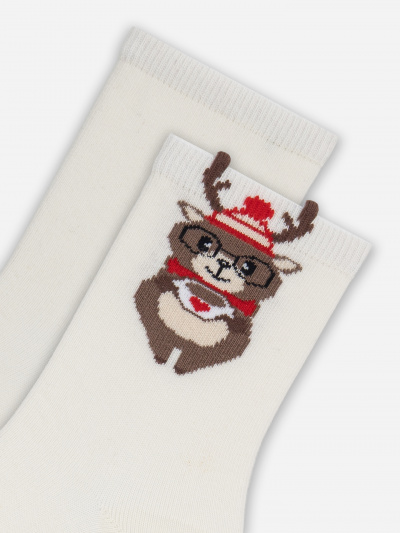 Носки Mark Formelle 430K-3389/B3-25430K молочный_рис.3389 - фото 1