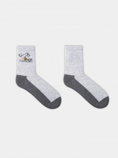 Носки Mark Formelle 444K-3170/B3-25444K св.серый_меланж_рис.3170 - фото 1