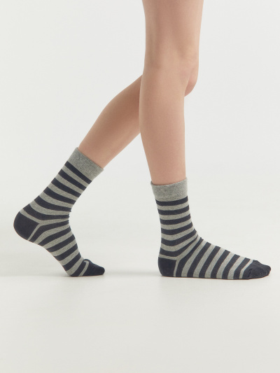 Носки Mark Formelle 461K-2451/B4-25461K серый_меланж_рис.2451 - фото 1