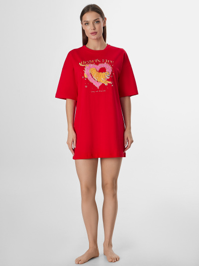 Туника Mark Formelle 512079/25-37851ПП-0 красный_печать3_3_сл_на_пол - фото 1