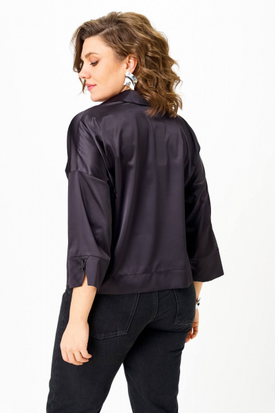 Блуза Anastasia 1201 черно-синий - фото 6