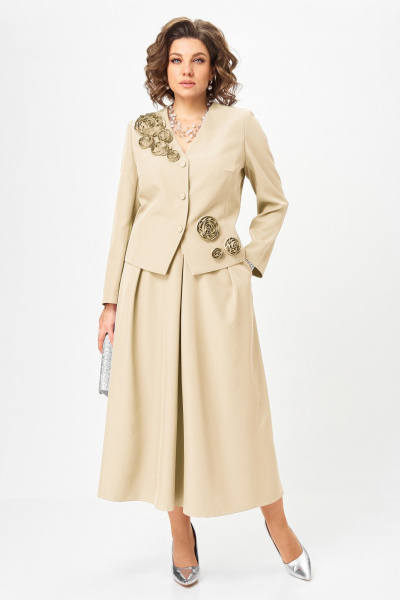 Жакет, юбка Lady Secret 25105 миндаль - фото 2