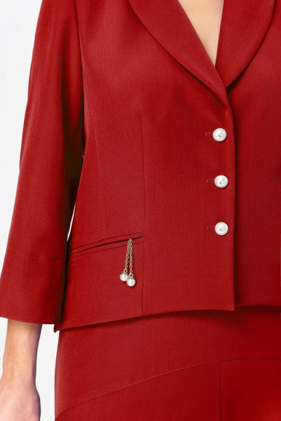 Жакет, юбка Lady Secret 25106 алый - фото 7