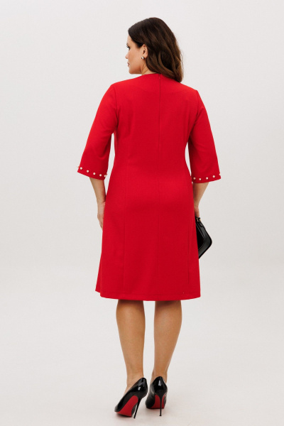 Платье ANIDEN 719-1 красный - фото 8