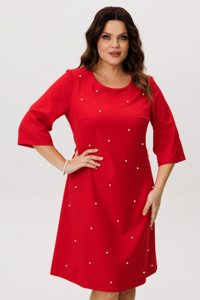 Платье ANIDEN 720-1 красный - фото 5
