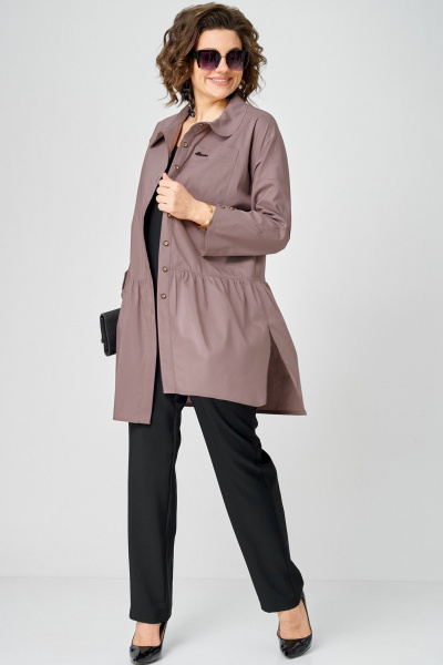 Блуза EVA GRANT 7068-1 капучино - фото 10