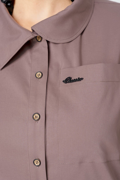 Блуза EVA GRANT 7068-1 капучино - фото 7