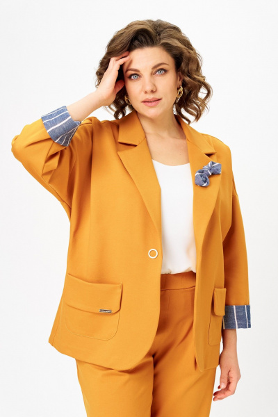 Брюки, жакет Michel chic 1437 манго - фото 3