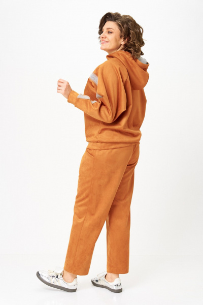 Бомбер, брюки Michel chic 1448 рыжий - фото 4
