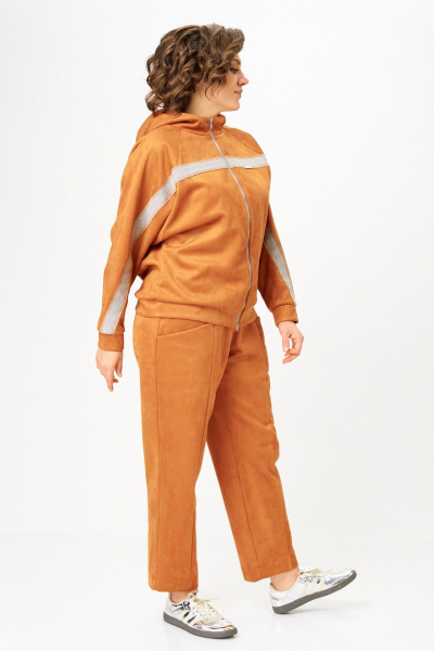 Бомбер, брюки Michel chic 1448 рыжий - фото 3