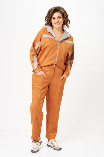 Бомбер, брюки Michel chic 1448 рыжий - фото 2