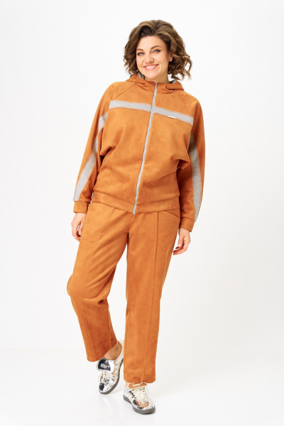 Бомбер, брюки Michel chic 1448 рыжий - фото 1