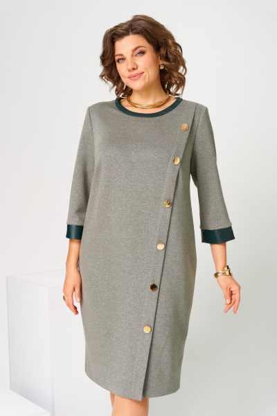 Платье Romanovich Style 1-2846 полынь - фото 6