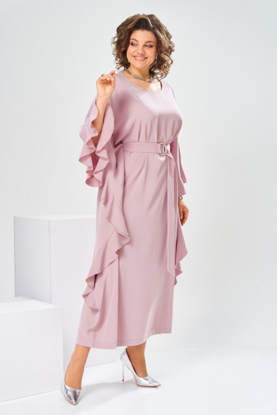 Платье Romanovich Style 1-2870 пудровый - фото 12