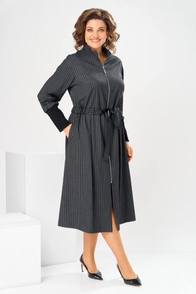 Платье Romanovich Style 1-2888 графит - фото 23