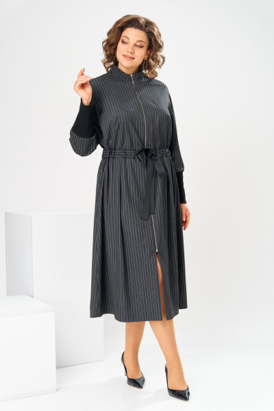 Платье Romanovich Style 1-2888 графит - фото 18