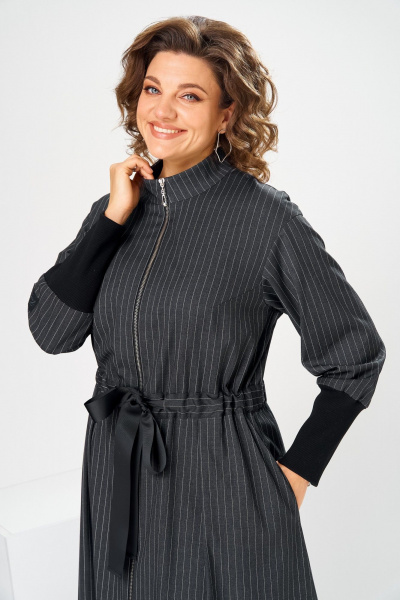 Платье Romanovich Style 1-2888 графит - фото 15