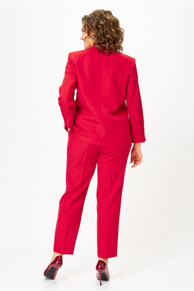 Брюки, жакет Vilena 1092 красный - фото 4