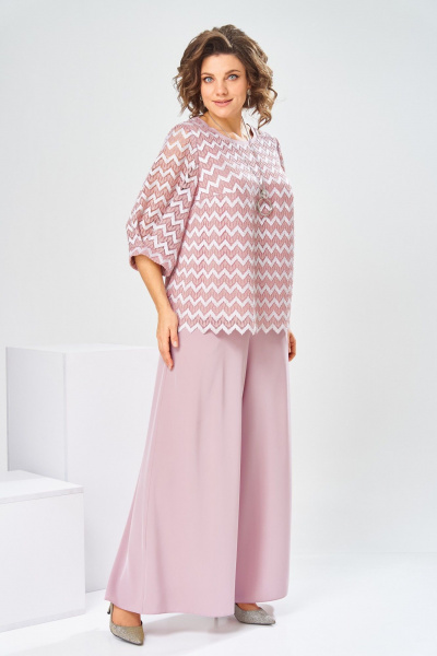 Блуза, брюки Romanovich Style 2-2892 пудровый - фото 14