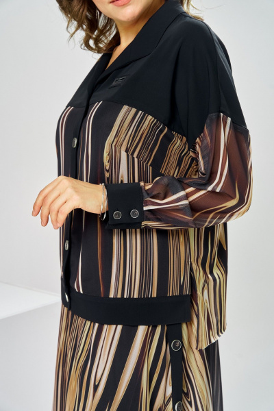 Жакет, юбка Romanovich Style 2-2856 полоска - фото 7