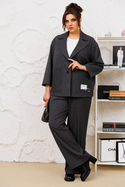 Брюки, жакет Romanovich Style 2-2716 графитовый - фото 1