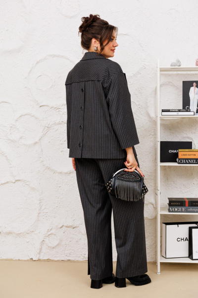 Брюки, жакет Romanovich Style 2-2716 графитовый - фото 4