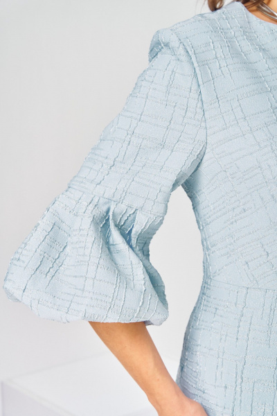 Платье Romanovich Style 1-2809 голубой/штрихи - фото 9