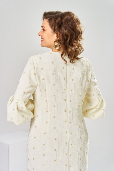 Платье Romanovich Style 1-2809 молочный-1 - фото 11